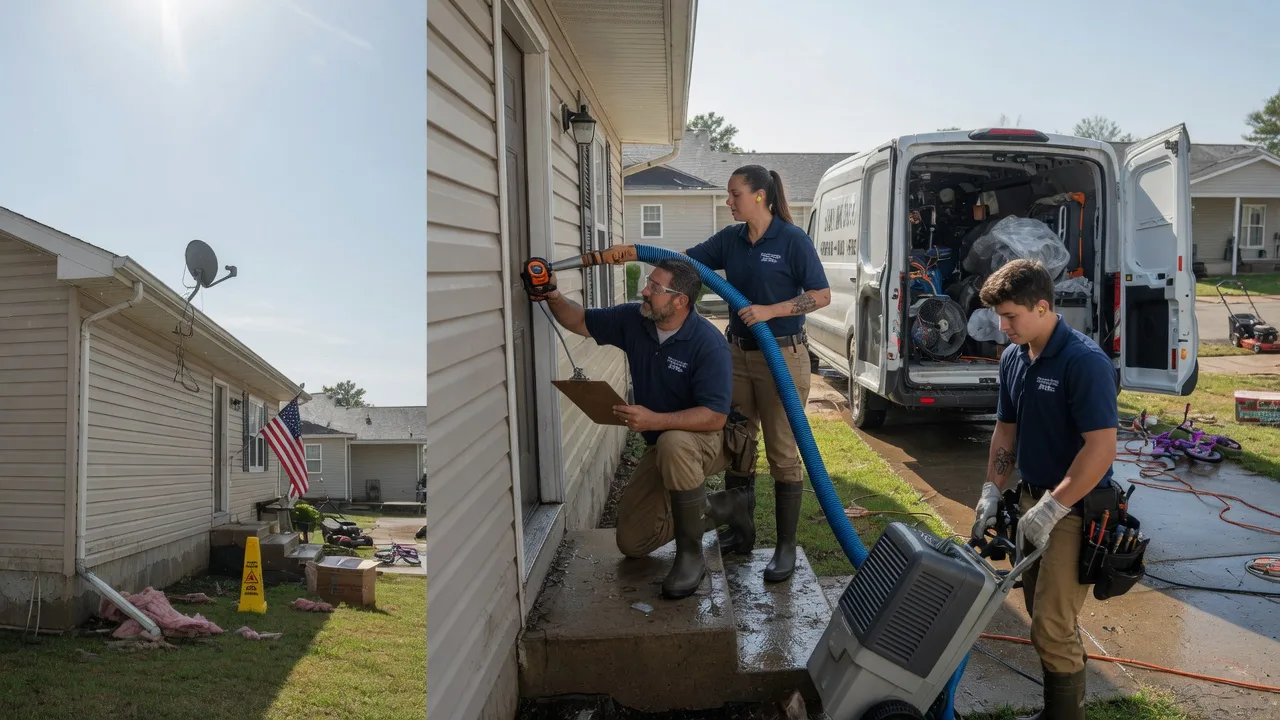 Ceiling Water Damage Restoration in Walnut, MS near me